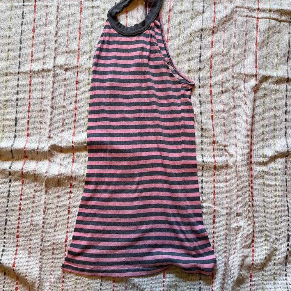 FREE PEOPLE STRIPED PINK & PURPLE TANK SIZE MEDIUM STRETCH KNIT - Picture 12 of 13